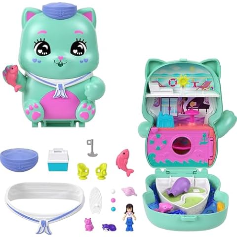 Polly Pocket Set Sail Kitty Compact Playset Cover
