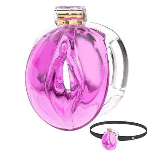Image of Male Chastity Cage 3D Printed Sissy Cage Cock Cage with Soft TPE Bondage Gear & Accessories Adult Sex Toys Slave Tool Chastity Devices (Purple)