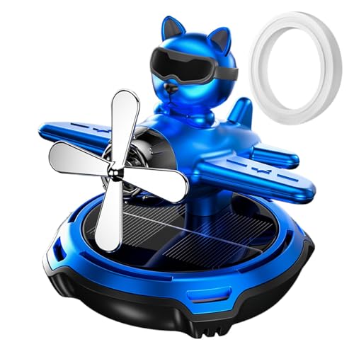Whnbuij 車用香水ディフューザー ロータリー 航空機メガネ 犬用芳香剤 | 省エネ インテリア 装飾ツール SUV トラック セダン RV用