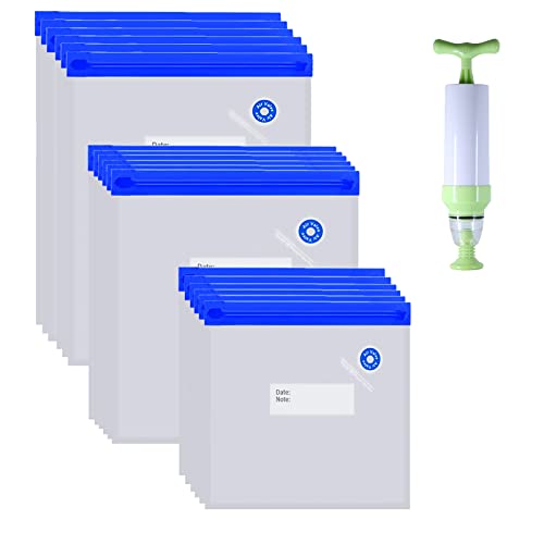 22Pcs Reusable Sous Vide Bags