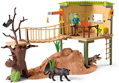 Bild von SCHLEICH 42507 Abenteuerstation Nat Geo, ab 3 Jahren, WILD Life - Spielset, 68 Teile