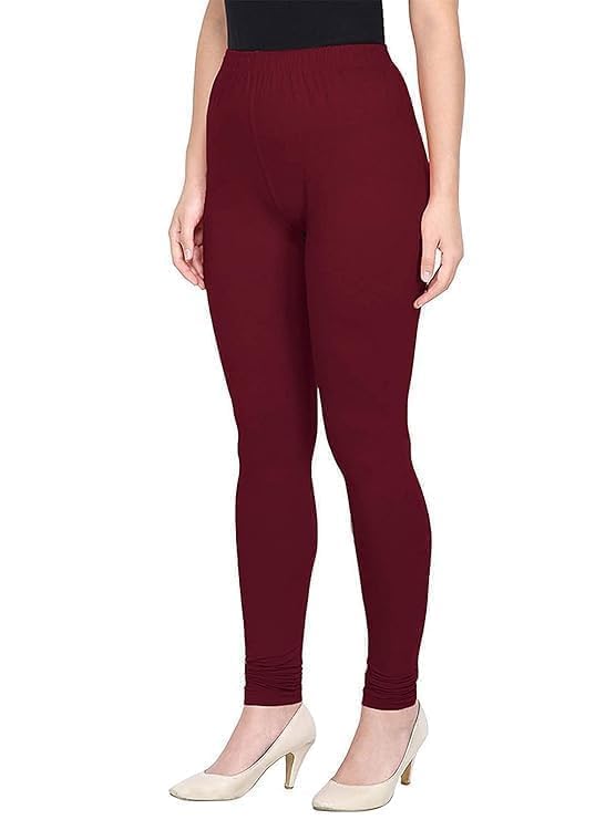 Churidaar Legging for Womans and Girls/Women's Cotton Leggings | Soft, Stretchable & Comfortable, Perfect for Casual, Gym, Yoga Finest Fabric,Standard Size-picture-40