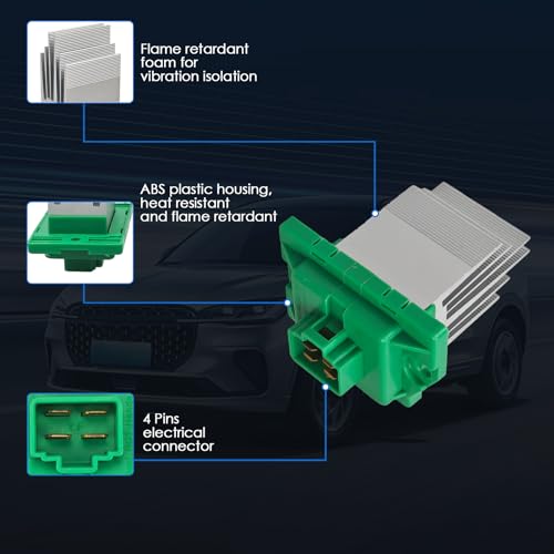 Image of AITKEN HVAC Blower Motor Resistor for Hyundai Kia Models | Fits Hyundai Santa Fe 2013-2018, Sonata 2016-2019; Kia Optima 2016-2019, Sedona 2015-2019, Sorento 2011-2015, Soul 2014-2019
