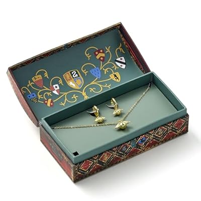 Harry Potter Caja de regalo Quidditch Unisex Collar Dorado Aleación de Zinc | Ya disponible en tu tienda friki favorita! En mundofriki.es!