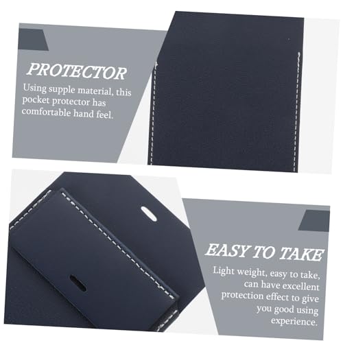 HONMEET Organizador De Porta-canetas De Couro Protetor De Bolso Manga De Bolso Para Caneta Estojo Po