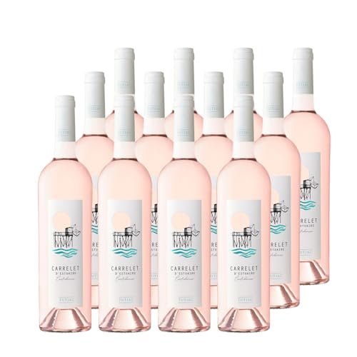 Bordeaux Carrelet d'Estuaire Confidences rosado 2023 - Tutiac - DOP - Burdeos - Francia - Variedades de uva Merlot - 12x75cl