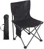 Cadeira Portátil Dobrável Com Porta Copo Para Praia Camping Pesca + Bolsa de Transporte Sortida