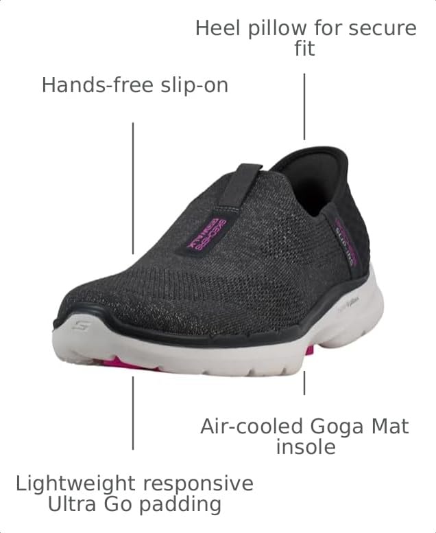 Image of Skechers Womens Women's Hands Free Slip-ins Go Walk 6-Fabulous View