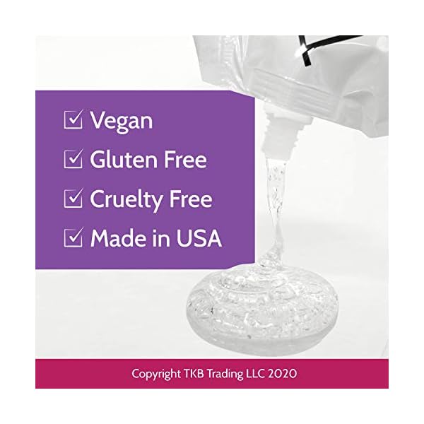 TKB-Lip-Gloss-Base-Clear-Versagel-Base-for-DIY-Lip-Gloss-Made-in-USA-11-oz-2-of-55-oz-bags-Mineral-Oil-Free-137oz TKB Versagel Lip Gloss Base | Clear , Made in USA 11 oz (2 of 5.5 oz bags) Mineral-Oil-Free (width=