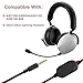 Xivip AW920H Gaming Headset Cable,Audio Aux Cable Compatible with Alienware AW920H AW720H AW310H AW510H 988 Gaming Headset,Inline Mute Volume Controller(Nylon Braided 5.5ft)