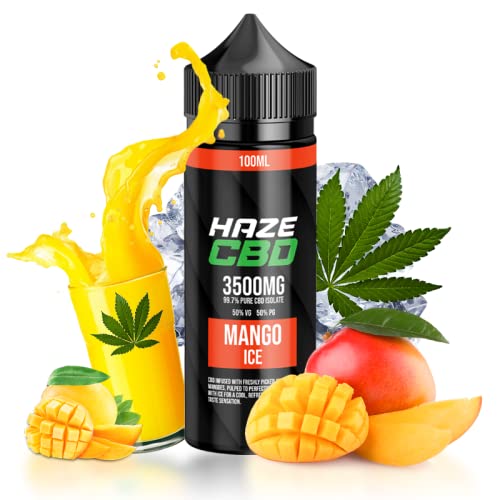 EUROVAPER ELIQUID DE VAPEO PARA CIGARRILLO ELECTRONICO - HAZE - MANGO con EFECTO FRIO - MANGO ICE - SIN NICOTINA (100ML) Cover