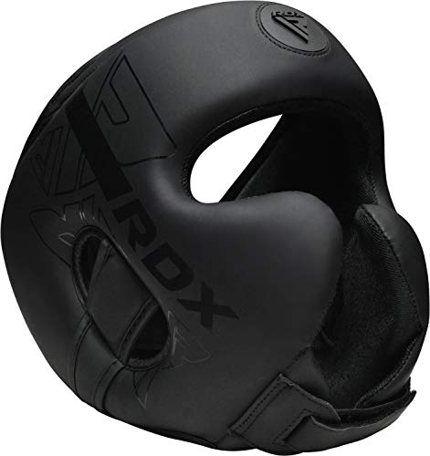 Image of RDX Boxing Headgear, MMA Training, Adjustable Padded Kara,Muay Thai Headgear, Kickboxing, Sparring, Martial Arts, Karate, Taekwondo Helmet
