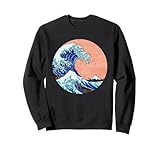 Poison Design - la Gran Ola de Kanagawa Pintura Japonesa Sudadera