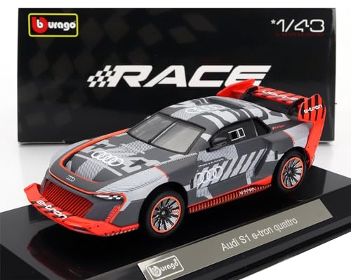 Audi S1 E-Tron Quattro Hoonitron 1:43 Bburago : Modèle de collection en métal premium
