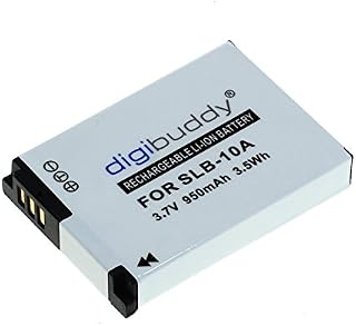 digibuddy Battery for Samsung SLB-10A / JVC BN-VH105 Li-Ion Black