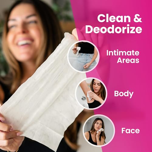 Super Fresh Lady Parts Feminine Wipes Flushable pH Balanced Wet Wipes for Women Safe for Privates Body Booty and Face Perfect for Travel Daily Intimate Hygiene Stay Fresh Anywhere Pack of 20 Wipes - Image 5