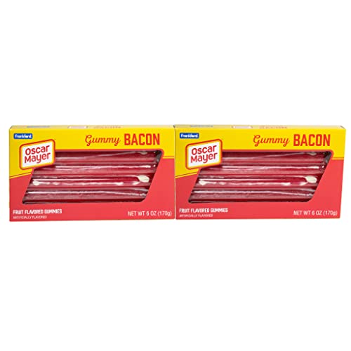 Oscar Mayer 5Ct Gummy Bacon, 2Pk, Fruit Flavored, 12 Oz, Summer Candy Treat & Fun Fathers Day Gift #TOP26