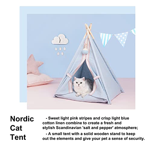 Tenda De Tenda Para Cães Pequenos E Gatos, Tenda Para Gatos Com Almofada Espessa Removível Para Inte