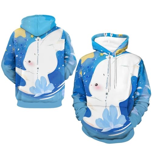Sweat à capuche lapin étoilé : un pull confortable pour affronter le froid - 7