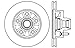 StopTech 128.65077L Sport Cross Drilled Brake Rotor; Front Left