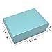 TheDisplayGuys - 100-Pack #32 Cotton Filled Cardboard Paper Jewelry Boxes Gift Case - Pearl Teal (3.3