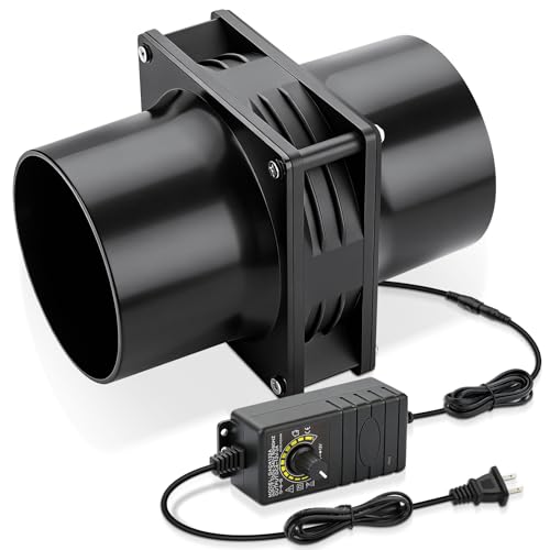 AmRunJe 120mm x 38mm 12v Exhaust Fan with Speed Control