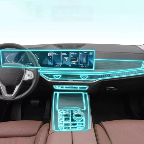 Protection console TPU BMW X7 G07 G67 finition invisible