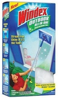 Windex Outdoor All in One Glass Cleaner Starter Pack of 2