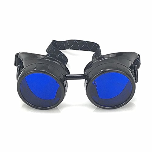 image for UMBRELLALABORATORY Steampunk Mad Scientist Goggles Rave Glasses Costum