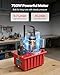 VEVOR Electric Hydraulic Pump, 750W 10,000 PSI, 120V Single Acting Electric Driven Hydraulic Pump Power Pack Unit, with Manual Valve, 2.1 Gallon / 8L, for Punching, Bending, Single Acting Cylinders