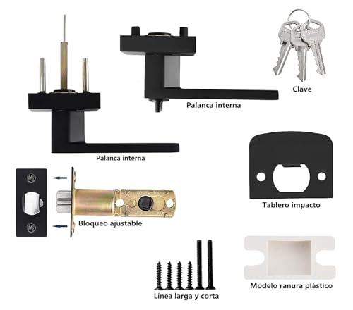 Manijas chapas para puertas 20 Imagen adicional