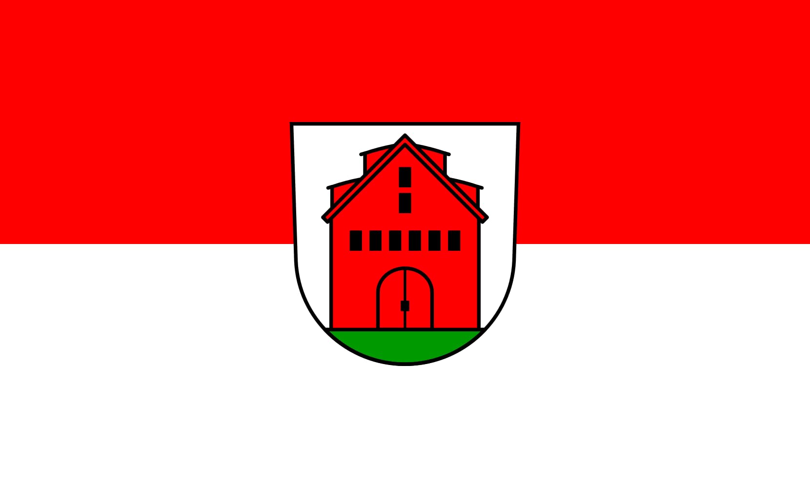 Drapeau Stödtlen anti-effilochage : grand drapeau paysage 1.35m² qui ne se déchire plus
