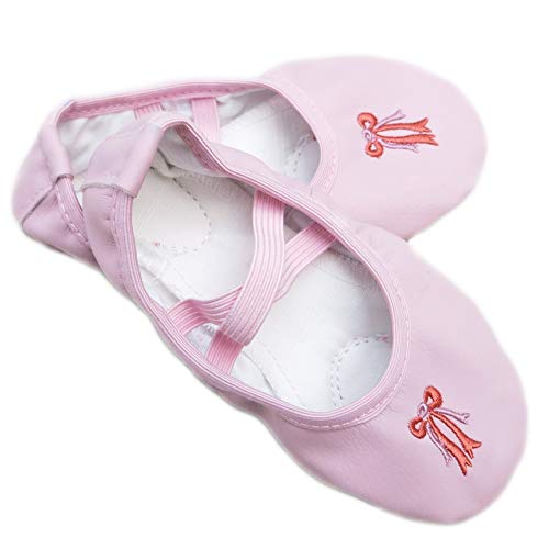 Pink Leather Ballet Shoes Girl'S - Main Image