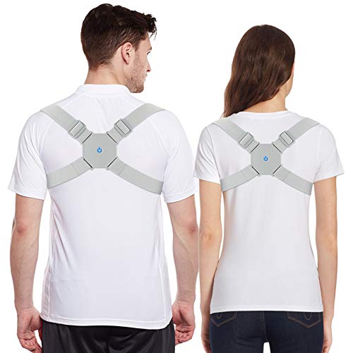 Smart Back Brace with Intelligent Sensor Vibration Posture Corrector for Kids,Men,Women-Electric Adjustable Straighten Back Support Belt Posture Reminder for Humpback Correction Trainer