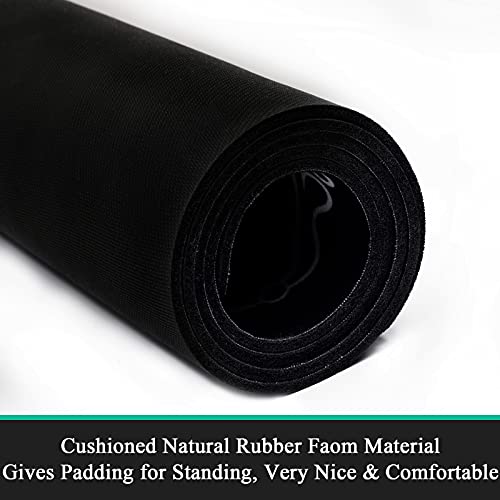 Image of Pauwer Farmhouse Laundry Room Rugs Runner 20 inchx48 inch Non Slip Waterproof Laundry Mats Kitchen Floor Carpet Durable Cushioned Natural Rubber Foam Area Rug for Laundry Room Kitchen Bathroom
