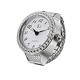 Ayangg Vintage Ring Watch, Finger Watch with Quartz Clock Creative Round Quartz Finger Ring Watches for Women Gift Men Gift.one Size Fits All- Classic