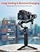 hohem iSteady MT2 Gimbal Stabilizer for Camera, Upgrade 3-Axis Gimbal for Mirrorless/Pocket Camera/Action Camera/Smartphone, OLED Display, Gimbal Stabilizer for Canon/Sony/Nikon/iPhone