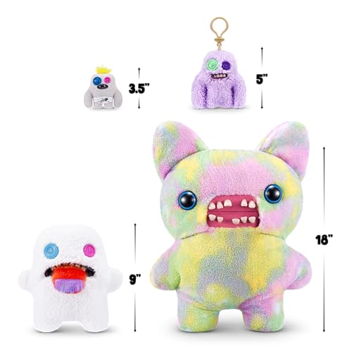 Fuggler 2er-Pack Hairy Fuggs 23 cm von ZURU, Lustiges Hässliches Monster, Plüschtier für Kinder und Erwachsene (Oogah Boogah/Hairy Tongue &… – Ansicht 4