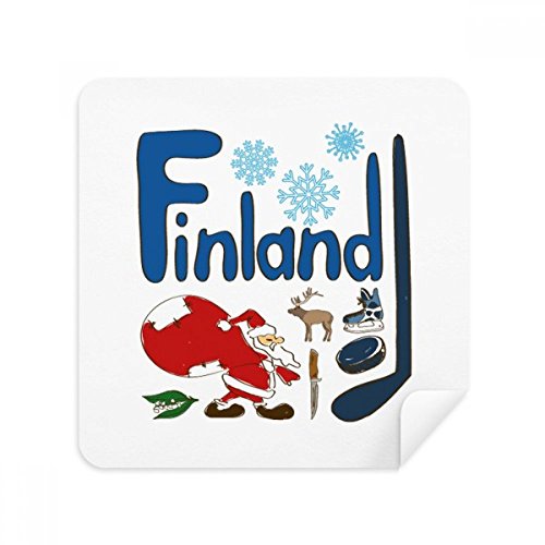 Nettoyant écran Finlande en tissu suède pour lunettes et téléphone lors de vos voyages