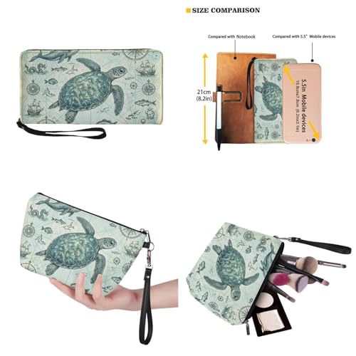 Image of Top Handle Purse for Women, Large Tote Handbag With PU Wallet Set, Gift for Mom