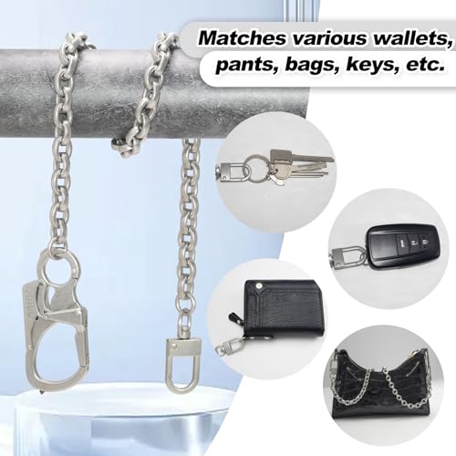 Image of Ahiller Mens Wallet Chain with Heavy Duty Keychain Carabiner Clip