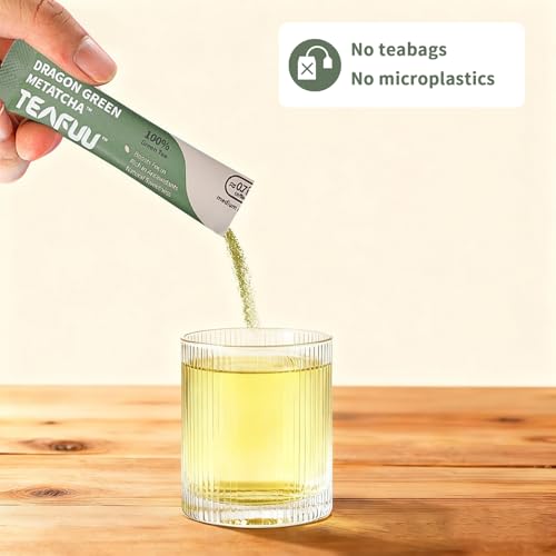 Té verde instantáneo en polvo 15 sticks miniatura 5