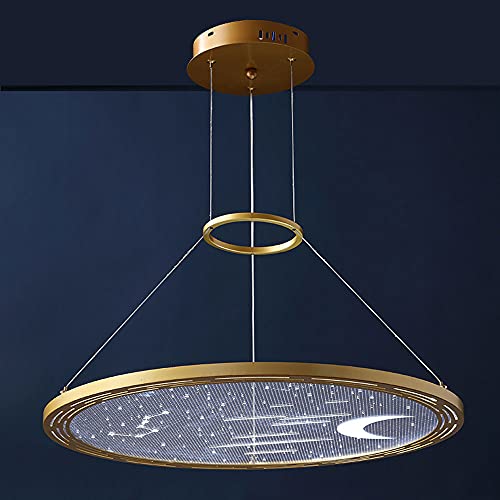 Lustre suspendu semi-encastré en métal chic avec finition acrylique élégante