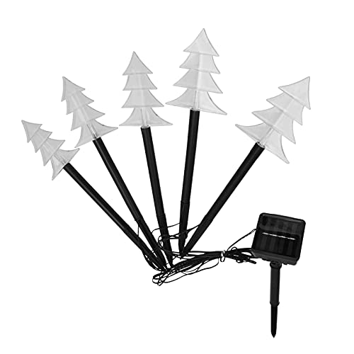 Lampada da Paesaggio a LED da Prato Solare Luci da per Albero di Natale a LED da Percorso Impermeabile Luce Decorativa per Esterni LED