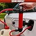 Tuxihapp Multi-Use Siphon Fuel Transfer Pump Kit, Portable Hand Fluid Transfer Pump, Universal Automotive Oil Extractor Accessories for Gas, Water, and Liquids (Red)