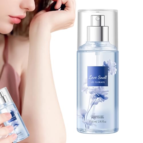 Perfume floral: spray para mujer, perfume floral para cabello, cuerpo, de viaje de larga duración, fácil de usar, herramienta de fragancia para día, noche, al aire libre, citas, bodas, desplazam