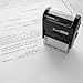 ExcelMark Custom Signature Stamp - Self Inking - Extra Wide