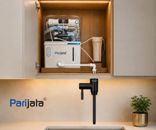 Image of Premium Black SS 304 RO Tap Extender | Leakproof Water Purifier Tap Extension (with 1 /4 Inch Fitting Connector)