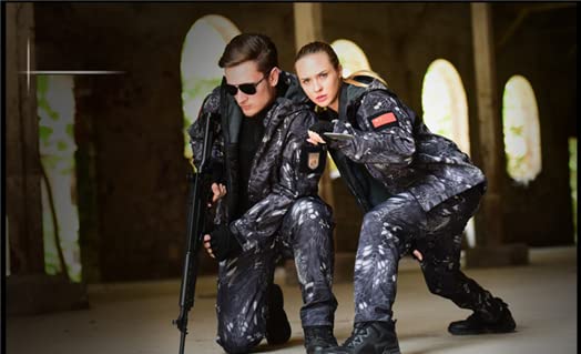 WSPDSD Armee Tarnmantel Militärische Taktische Jacke Militärische Kleidung Outwear Softshell Wasserdichte Winddichte… – Bild 6