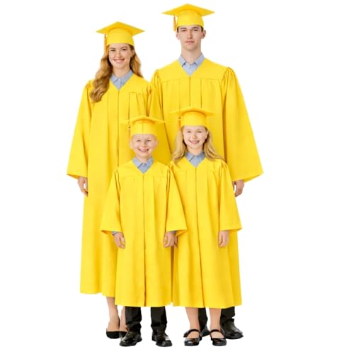 Image of Raj Costume Convocation Dress Graduation Gown and Cap Set for Kids & Adults Convocation Dress Academic Degree Ceremony Robe for School College Graduation Day Matte Polyester Pleated Convocation Gown